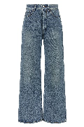 Logo embroidery jeans