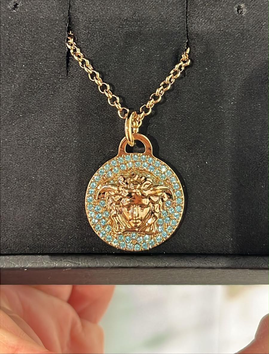 Medusa Crystal Pendant Necklace
