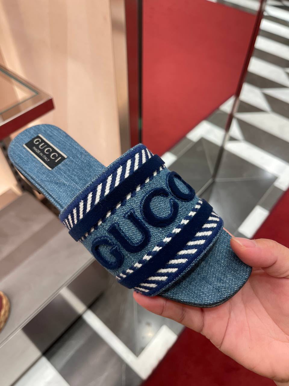 Women's Slide Sandal with Logo