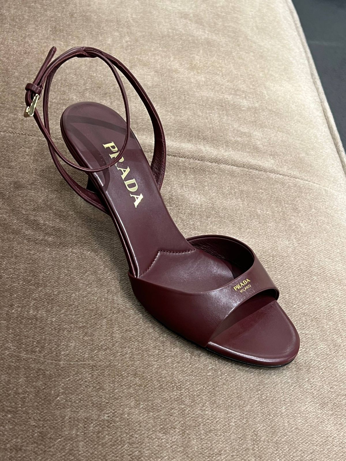 Satin sandals