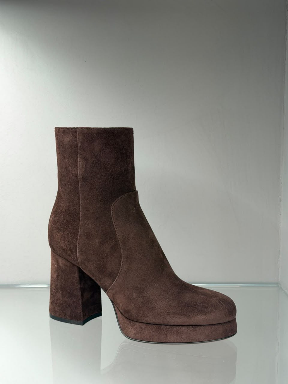 Garavani VLogo Signature Suede Platform Ankle Boot