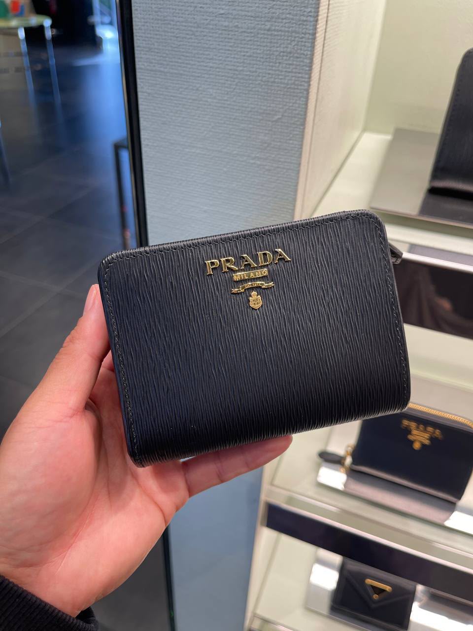 Saffiano Leather Small Wallet