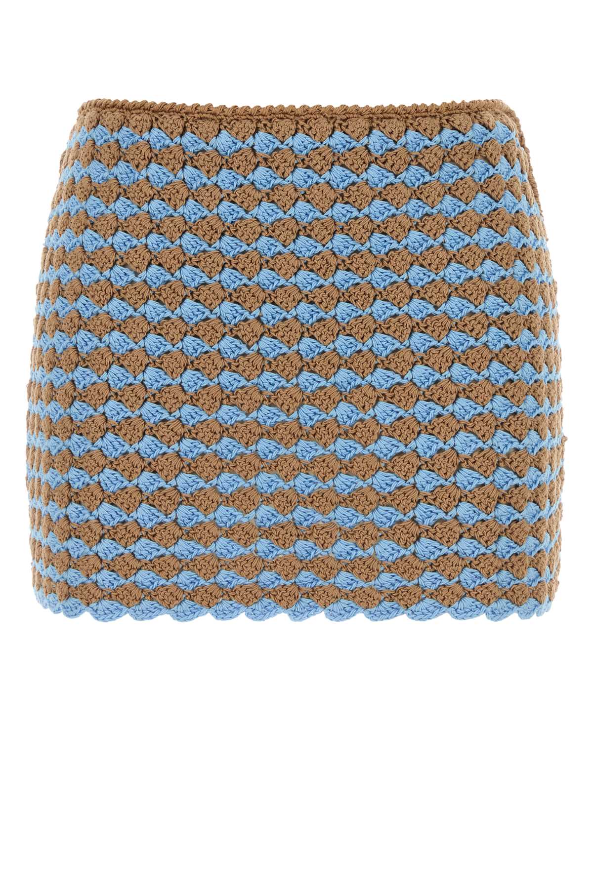PRADA GONNA For Women Exterior: 100% Cotton Lining: 100% Fabric