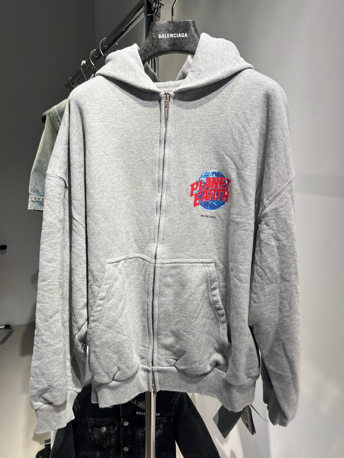 Planet Earth Zip-Up Hoodie
