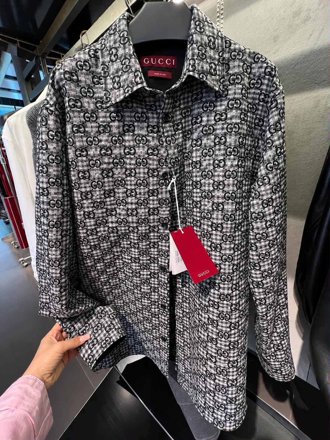 GG Gingham Check Shirt