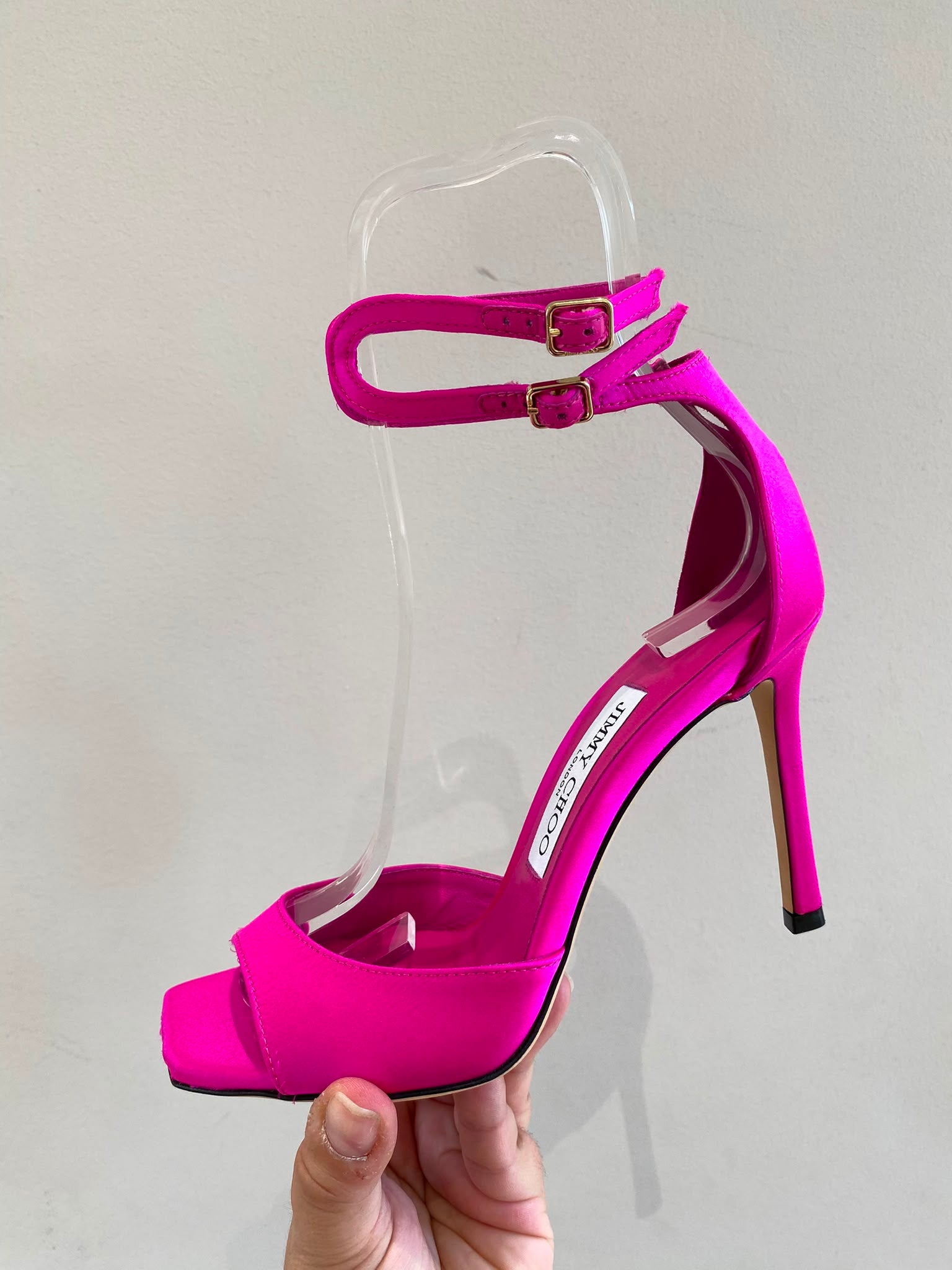 'Mimi' Satin Platform Sandals