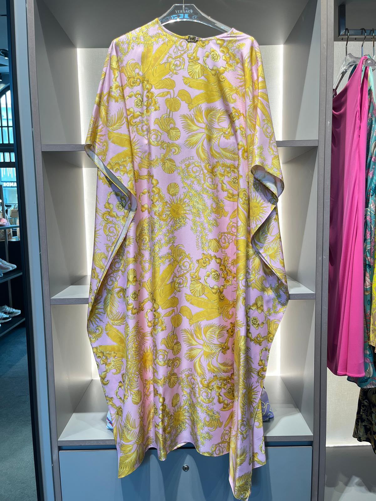 Barocco Goddess Silk Kaftan