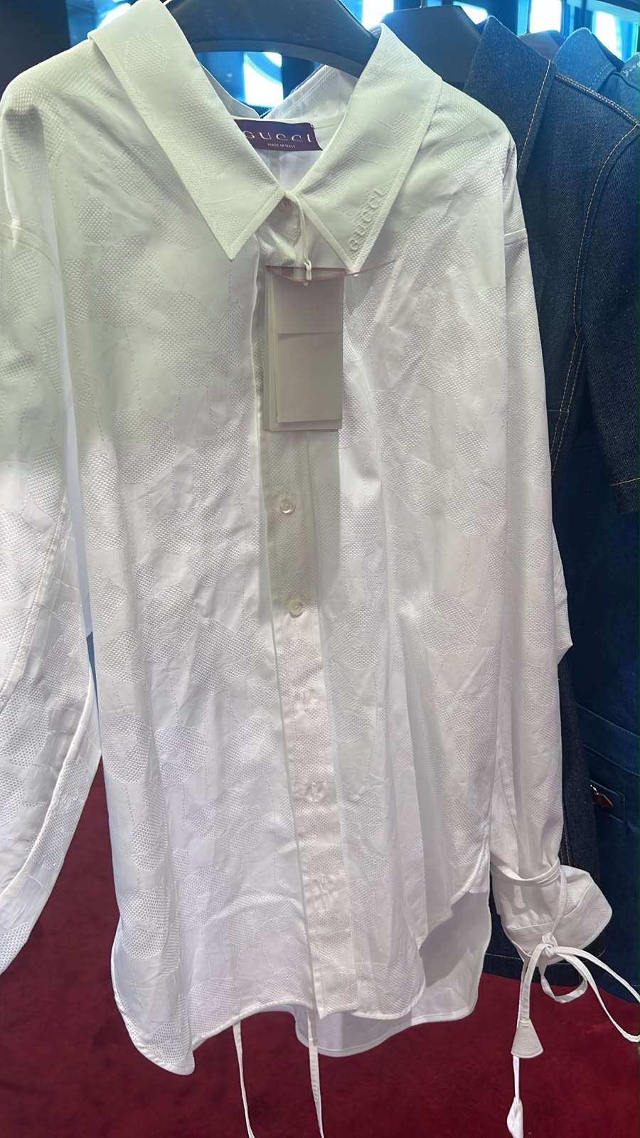 GG Monogram Jacquard Cotton Shirt