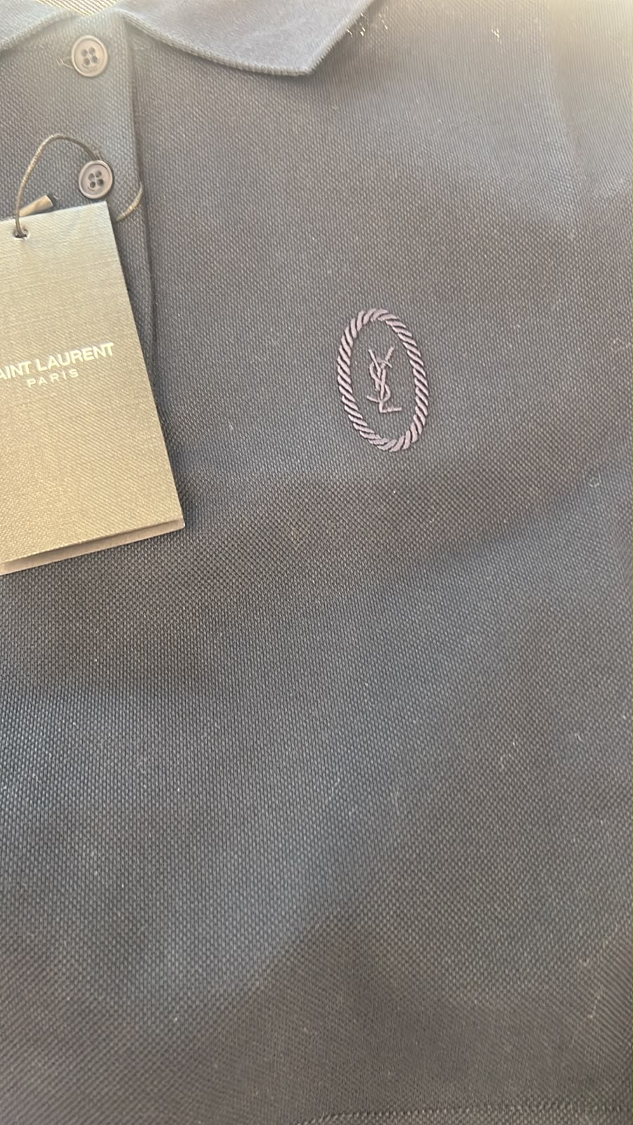 Embroidered Polo Shirt in Piqué
