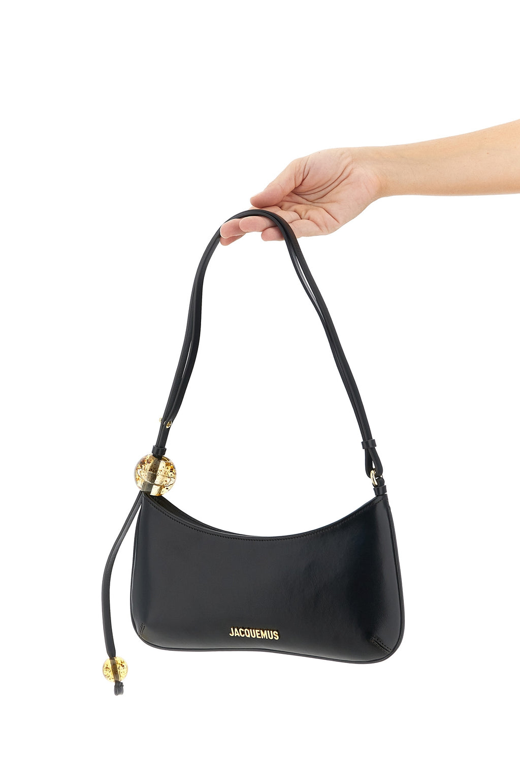 JACQUEMUS 'Le Bisou Perle' shoulder bag For Women 100% cow leather (bos taurus)