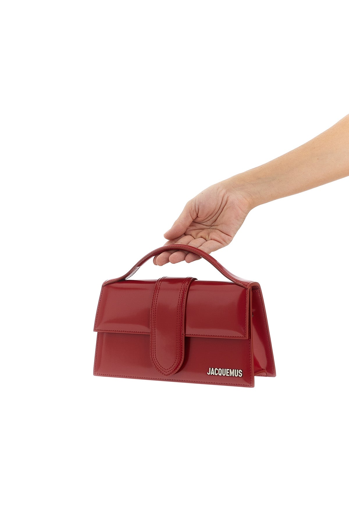 JACQUEMUS 'Le Grand Bambino' handbag For Women 100% calfskin leather (Bos Taurus)