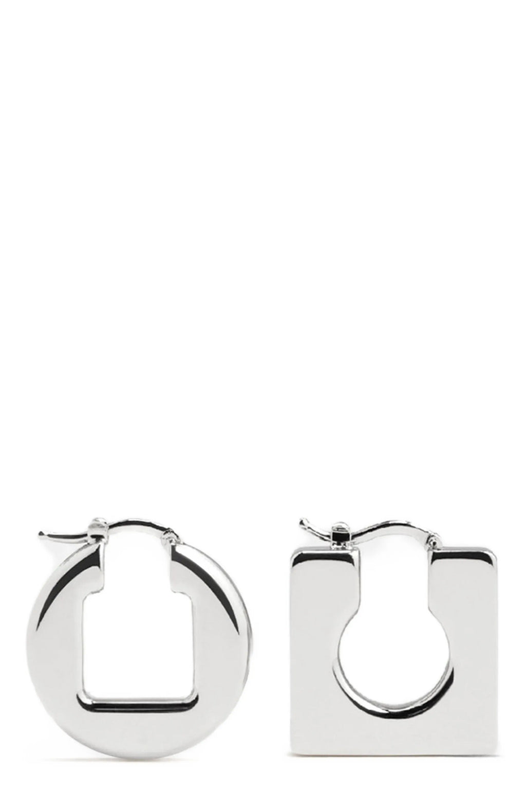 JACQUEMUS 'Les Boucles Rond Carré' earrings For Women 100% brass