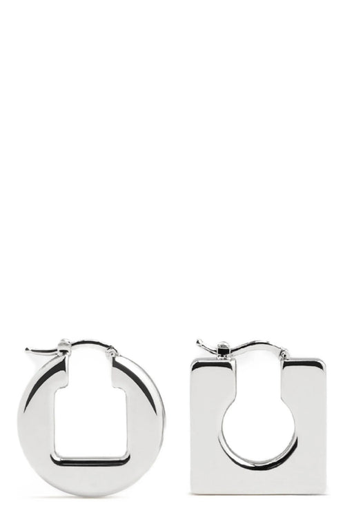 JACQUEMUS 'Les Boucles Rond Carré' earrings For Women 100% brass