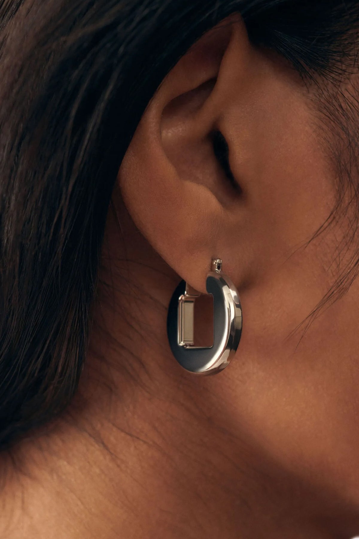 JACQUEMUS 'Les Boucles Rond Carré' earrings For Women 100% brass