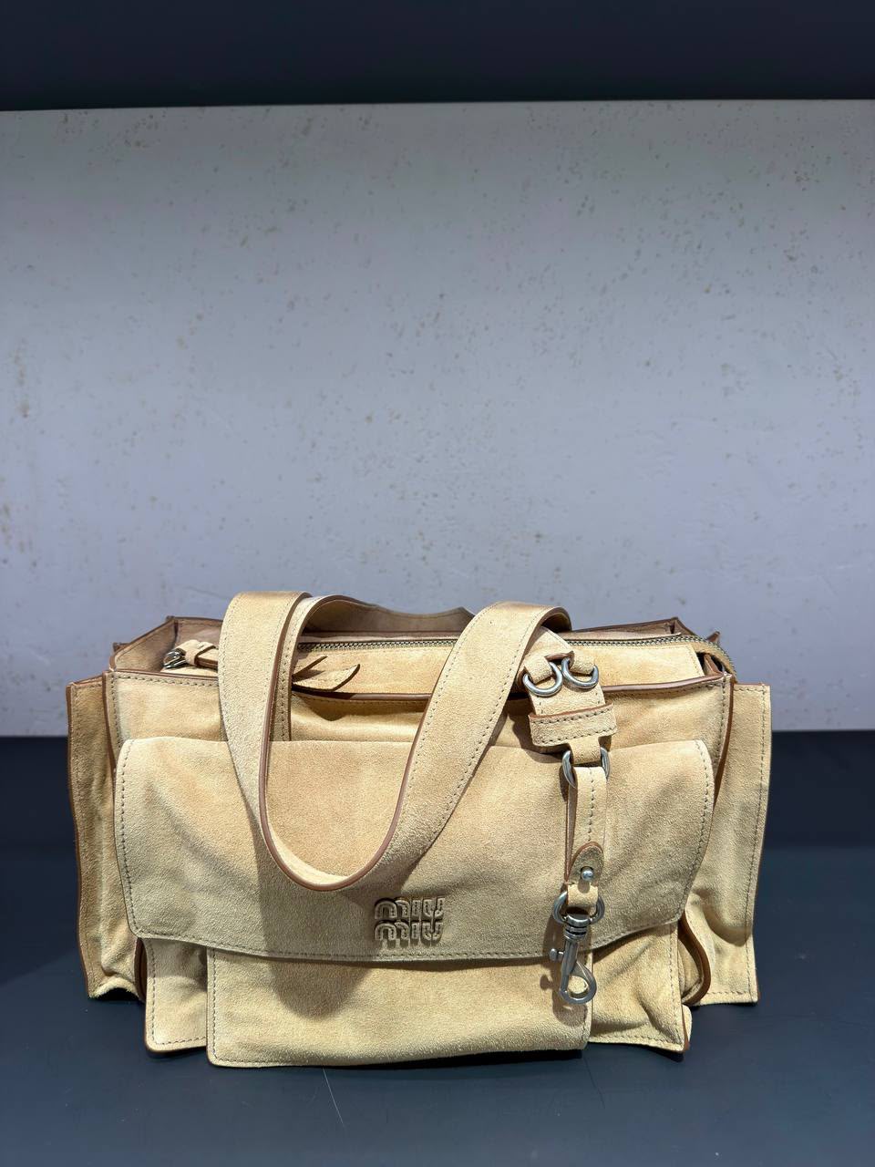 Suede Tote Bag