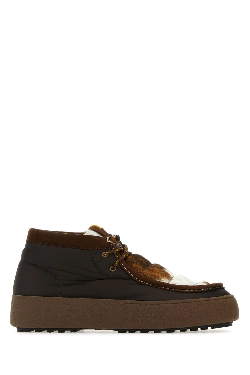 MOON BOOT STIVALI For Men Exterior: 100% Leather 100% Nylon Interior: 100% Leather 100% Fabric Sole: Rubber
