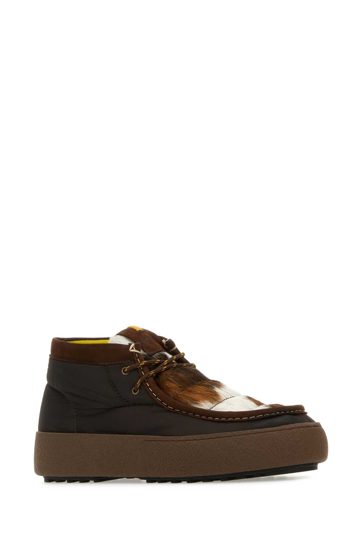 MOON BOOT STIVALI For Men Exterior: 100% Leather 100% Nylon Interior: 100% Leather 100% Fabric Sole: Rubber