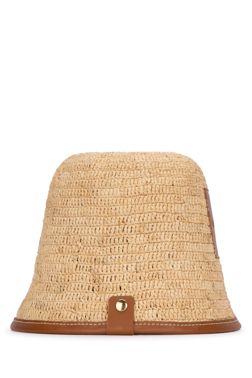 JACQUEMUS LE BOB SOLI For Women PRINCIPAL 100% RAFFIA SECOND100% COW LEATHER