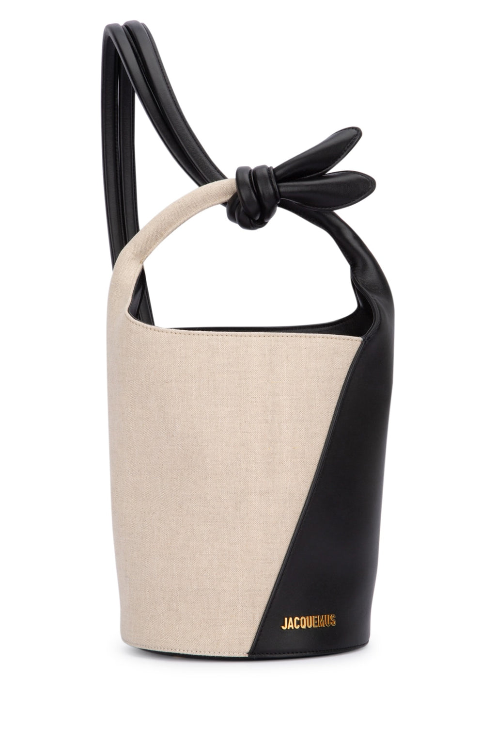 JACQUEMUS LE PETIT TOURNI For Women DOUBLURE:100% COTON PRINCIPAL:100% COW LEATHER SECONDAIRE:44% COTON 44% LINEN 12% ACRYLIQUE