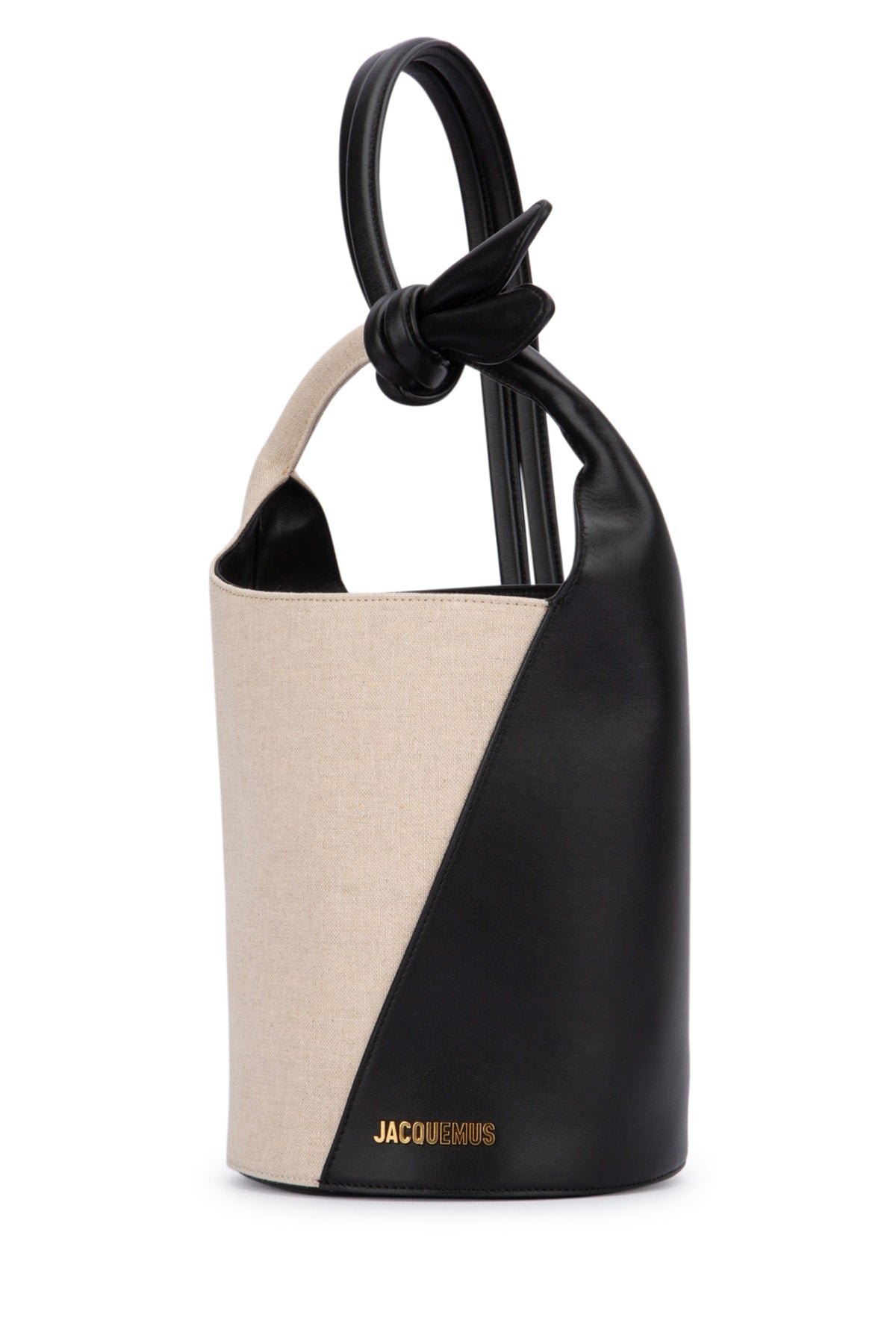 JACQUEMUS LE PETIT TOURNI For Women DOUBLURE:100% COTON PRINCIPAL:100% COW LEATHER SECONDAIRE:44% COTON 44% LINEN 12% ACRYLIQUE