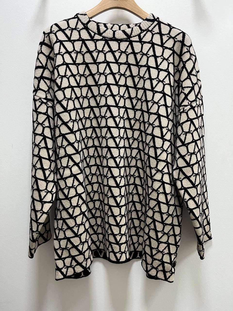 VLogo Signature Jacquard Sweater