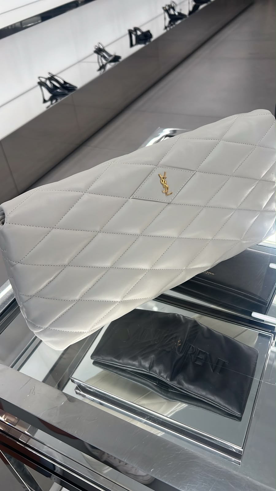 Gaby Quilted Clutch