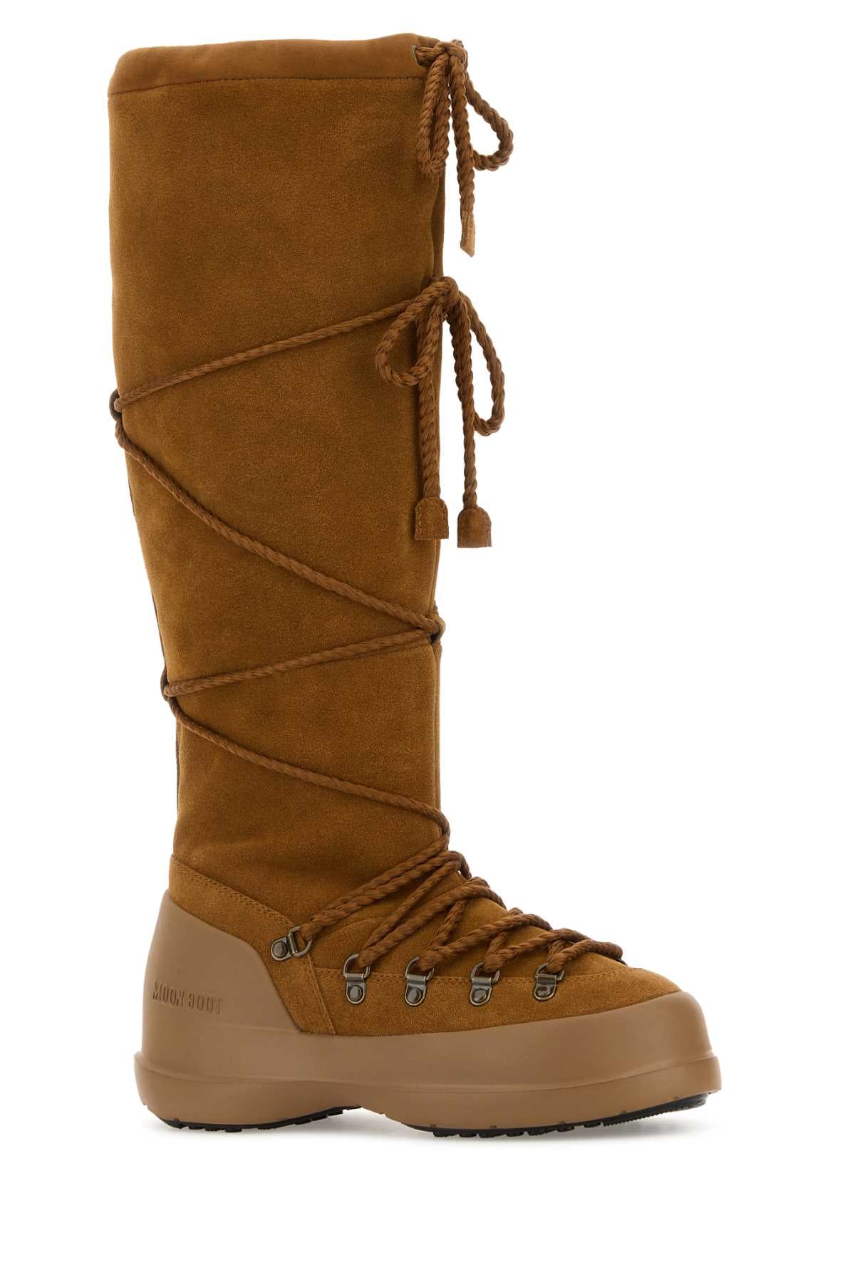 MOON BOOT MB LUNA BOOT EXTRA SUEDE For Women Exterior: 100% Suede Interior: 100% Suede Sole: Rubber