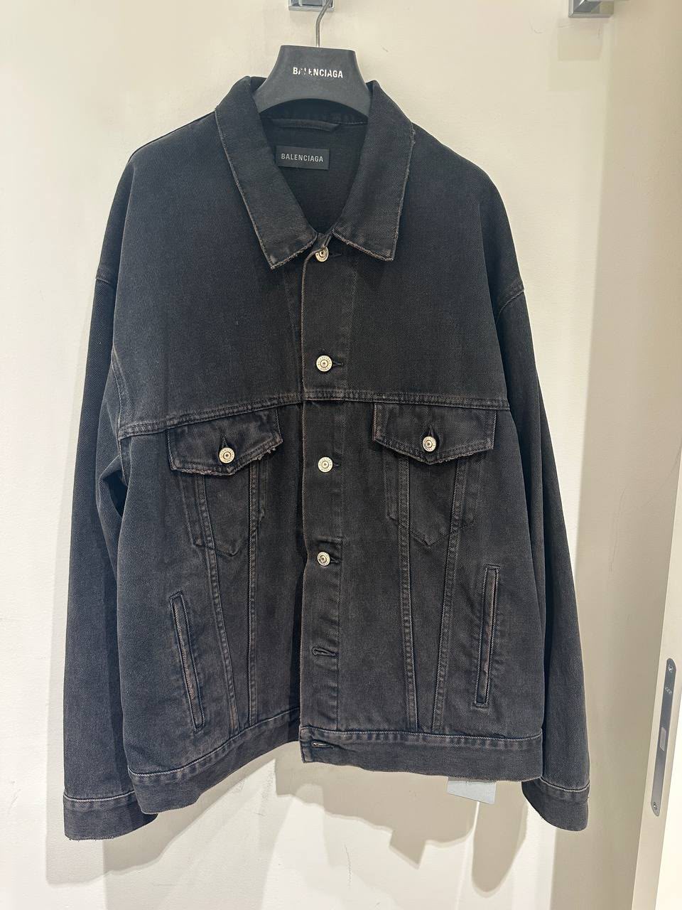 Spray Logo Denim Jacket