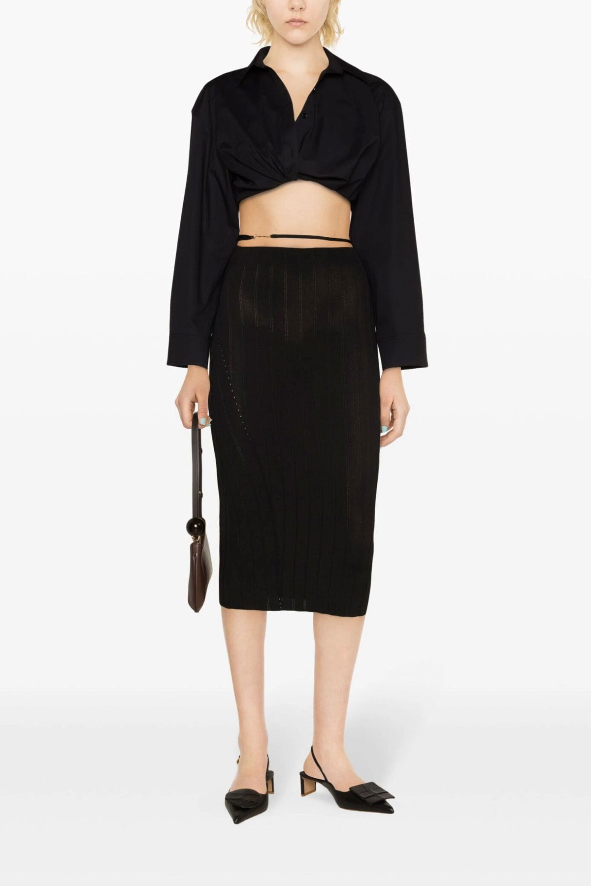 JACQUEMUS 'La jupe Pralù' skirt For Women 94% viscose 6% polyester