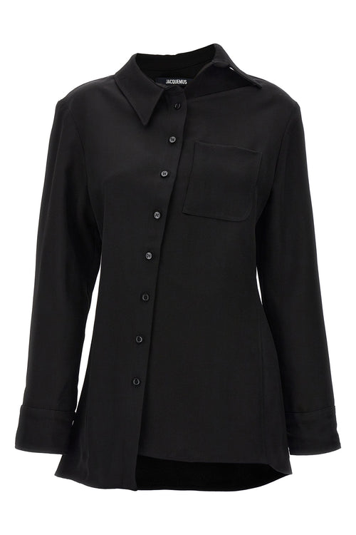 JACQUEMUS 'La chemise Pablo' shirt For Women 88% viscose, 12% polyester