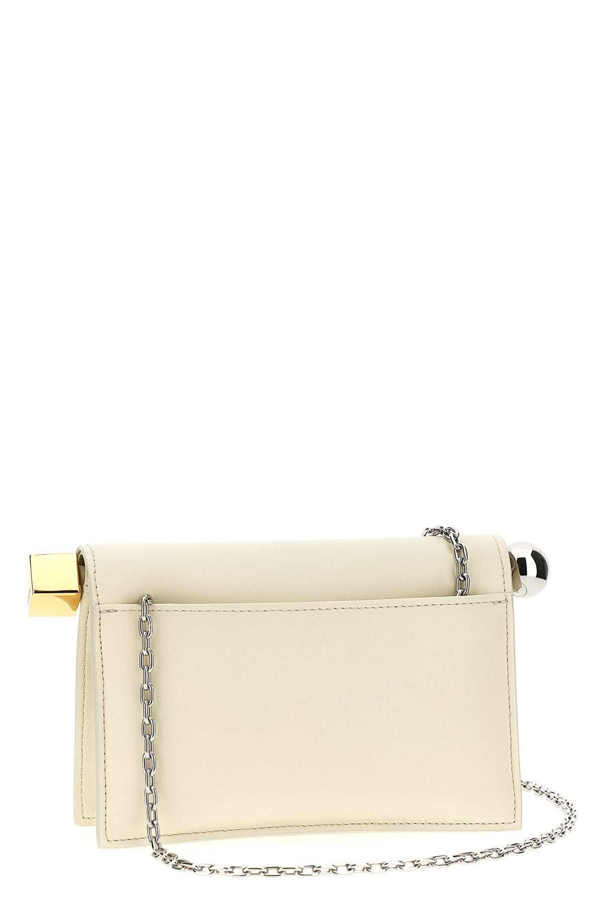 JACQUEMUS 'La Petite Pochette Rond Carré' clutch For Women 100% lamb leather (Ovis Aries)