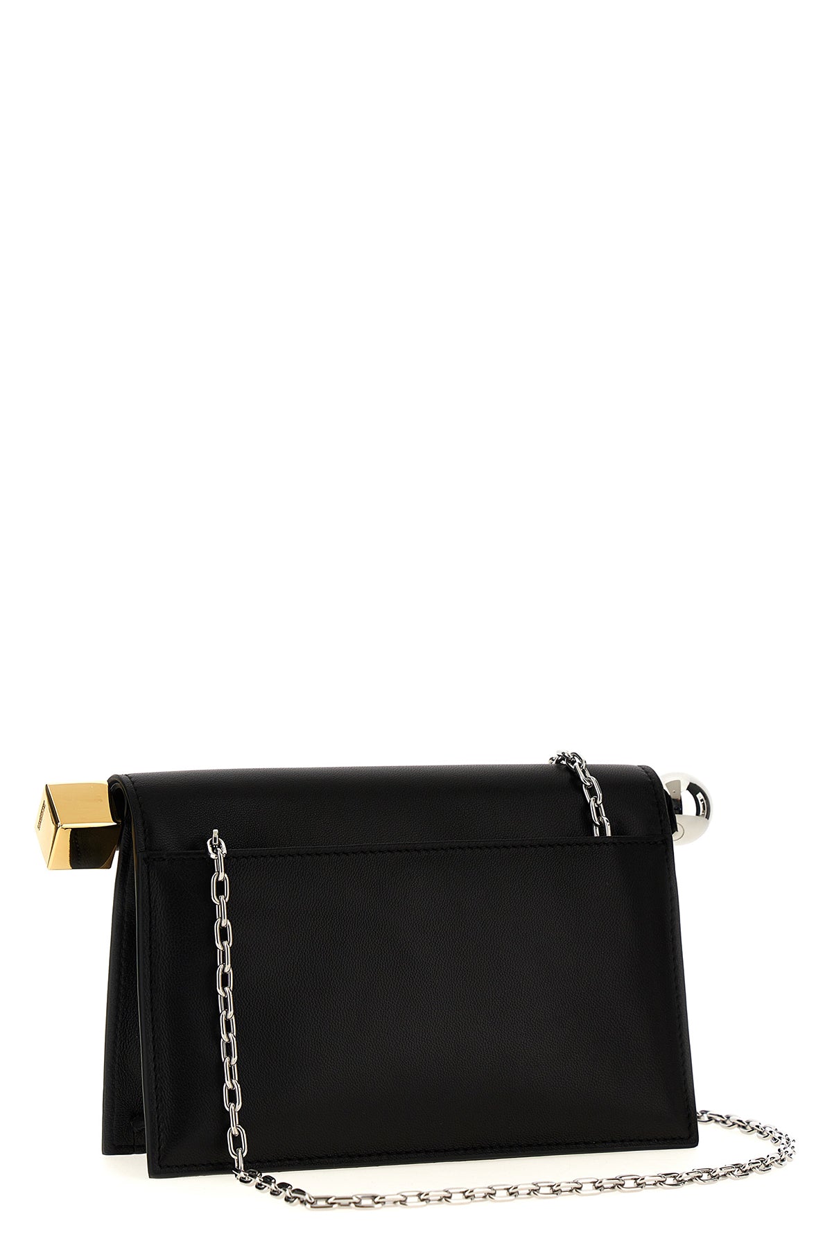 JACQUEMUS 'La Petite Pochette Rond Carré' clutch For Women 100% lamb leather (Ovis Aries)