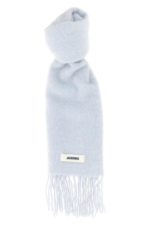 JACQUEMUS 'L'Echarpe Carro' scarf For Men 28% wp, 28% wo, 24% wv, 20% pa