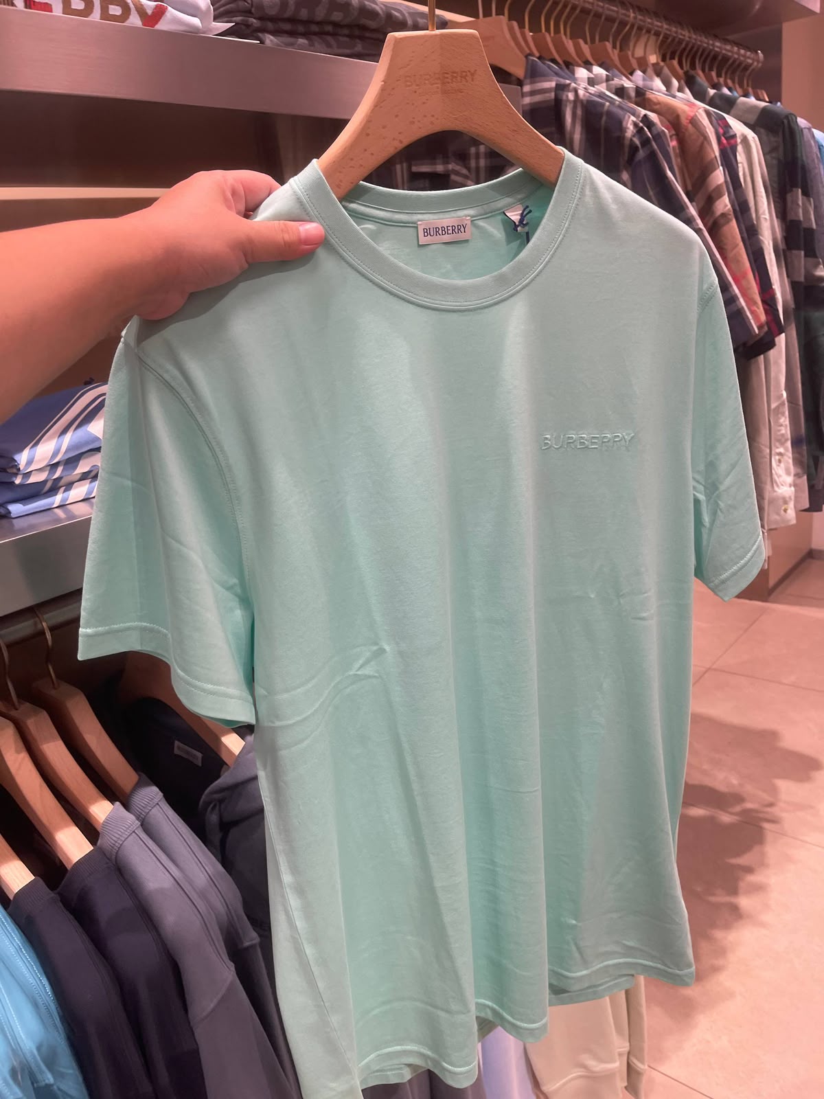 Embroidered Logo Cotton T-shirt