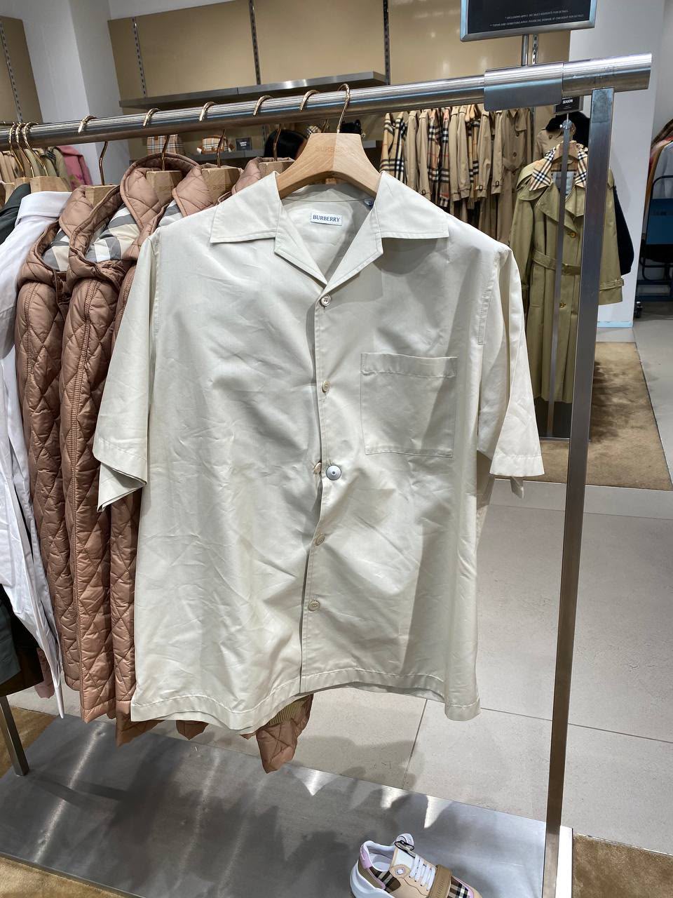 Short-sleeve Camp Collar Shirt