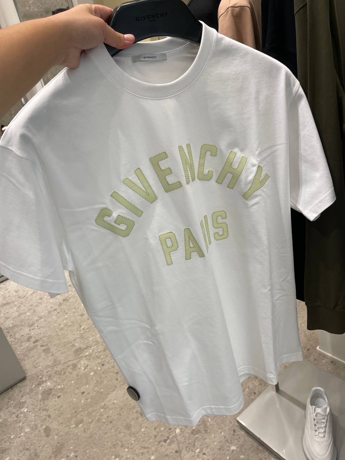 Paris Logo Appliqué T-Shirt