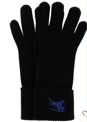 Cashmere Gloves with Equestrian Knight Design