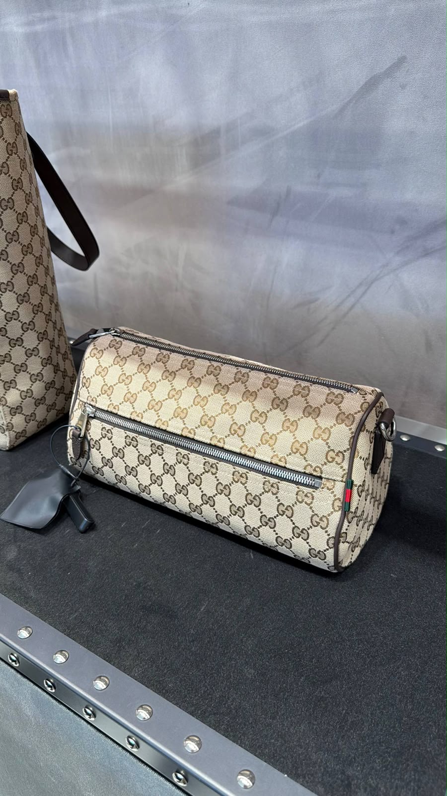 Ophidia GG Small Cylinder Bag
