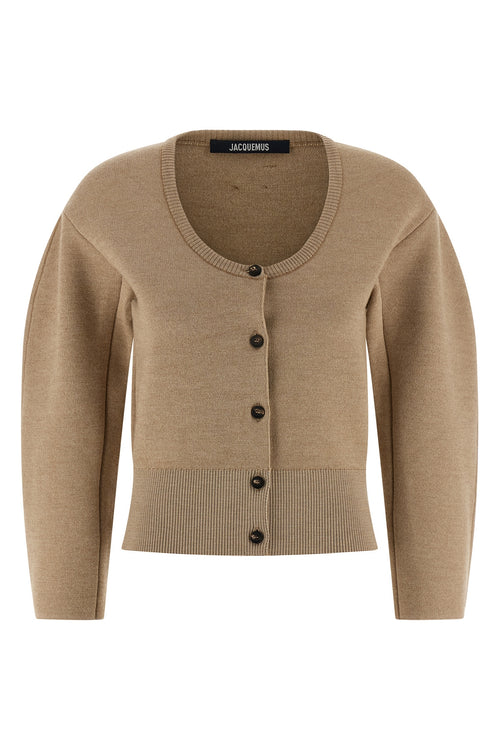 JACQUEMUS 'Le Gilet Doppio' cardigan For Women 90% merino wool 10% cachemire