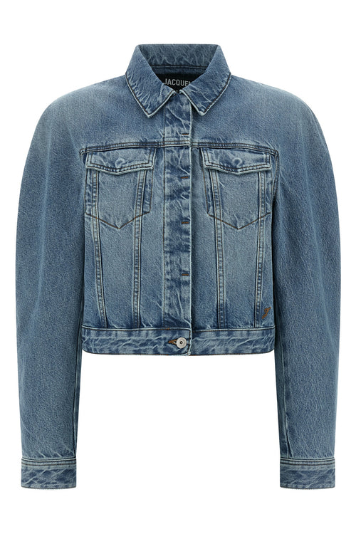 JACQUEMUS 'La Veste de-Nimes Ovalo' jacket For Women 100% cotton