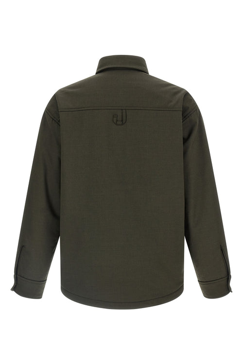 JACQUEMUS 'La Chemise Boulanger' overshirt For Men 95% virgin wool 5% elastane