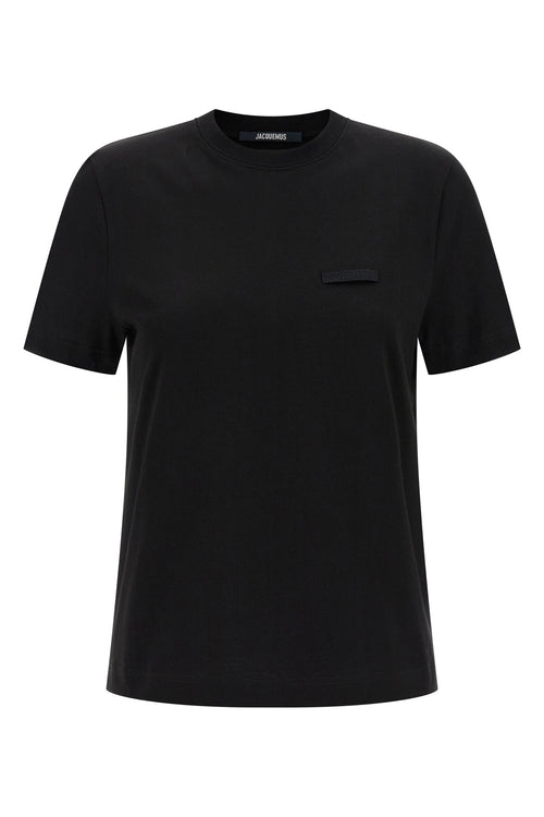 JACQUEMUS 'Le T-shirt Gros-Grain' T-shirt For Women 100% cotton