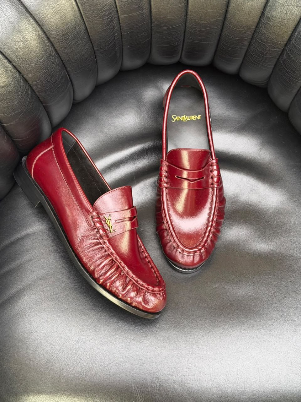 Le Loafer Penny Loafers in Polished Leather