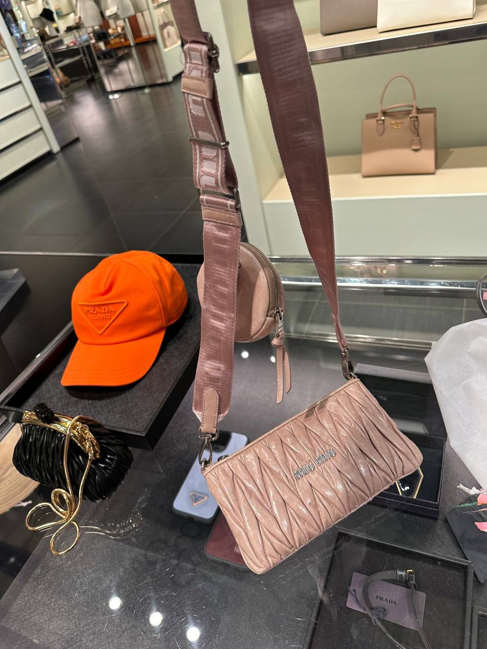 Matelassé Nappa Leather Mini Bag
