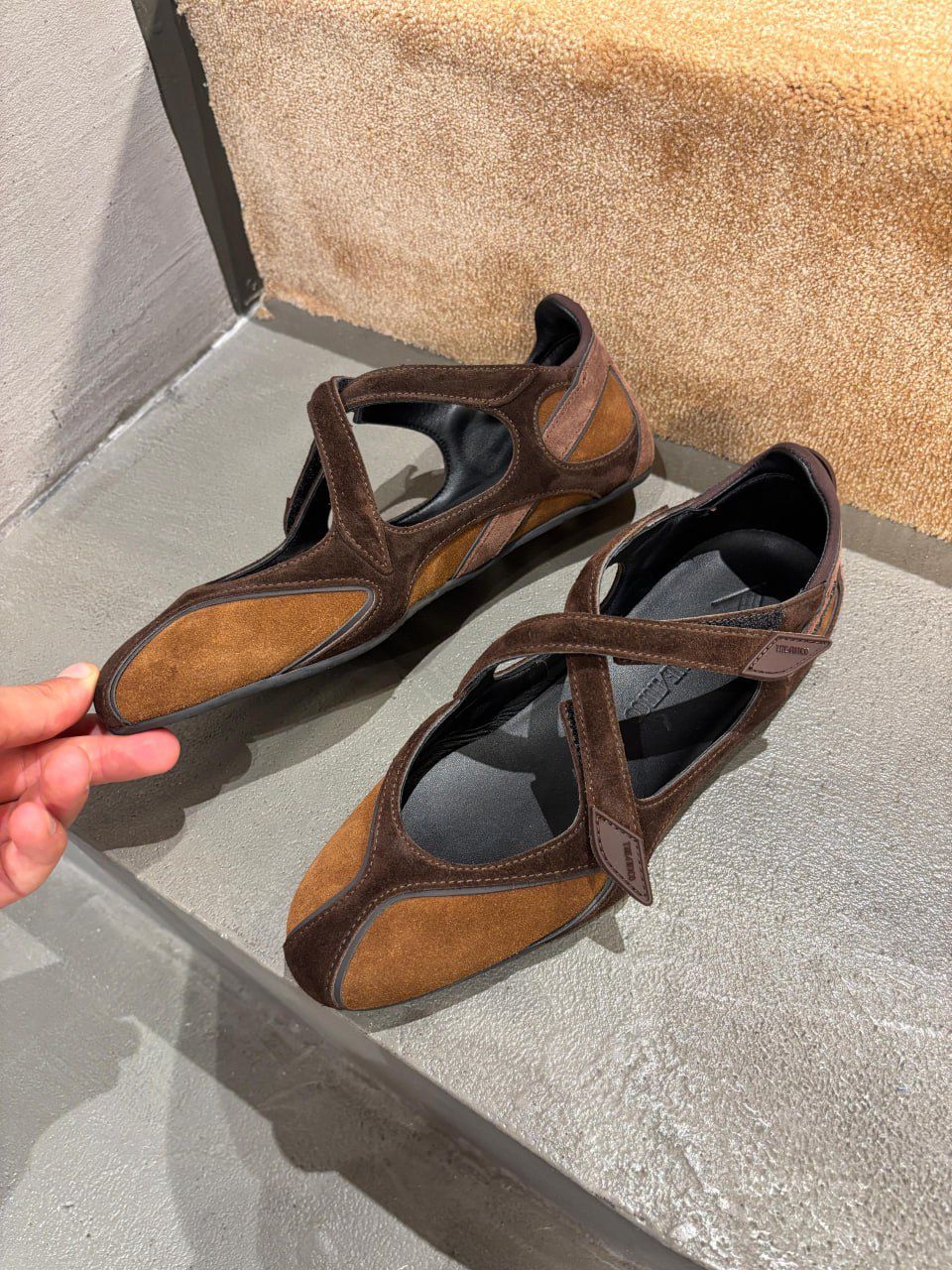 Suede Ballet Flats