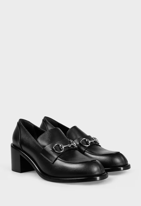 Horsebit Loafer with Heel
