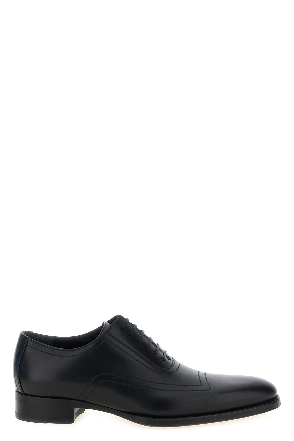 Lace-up leather