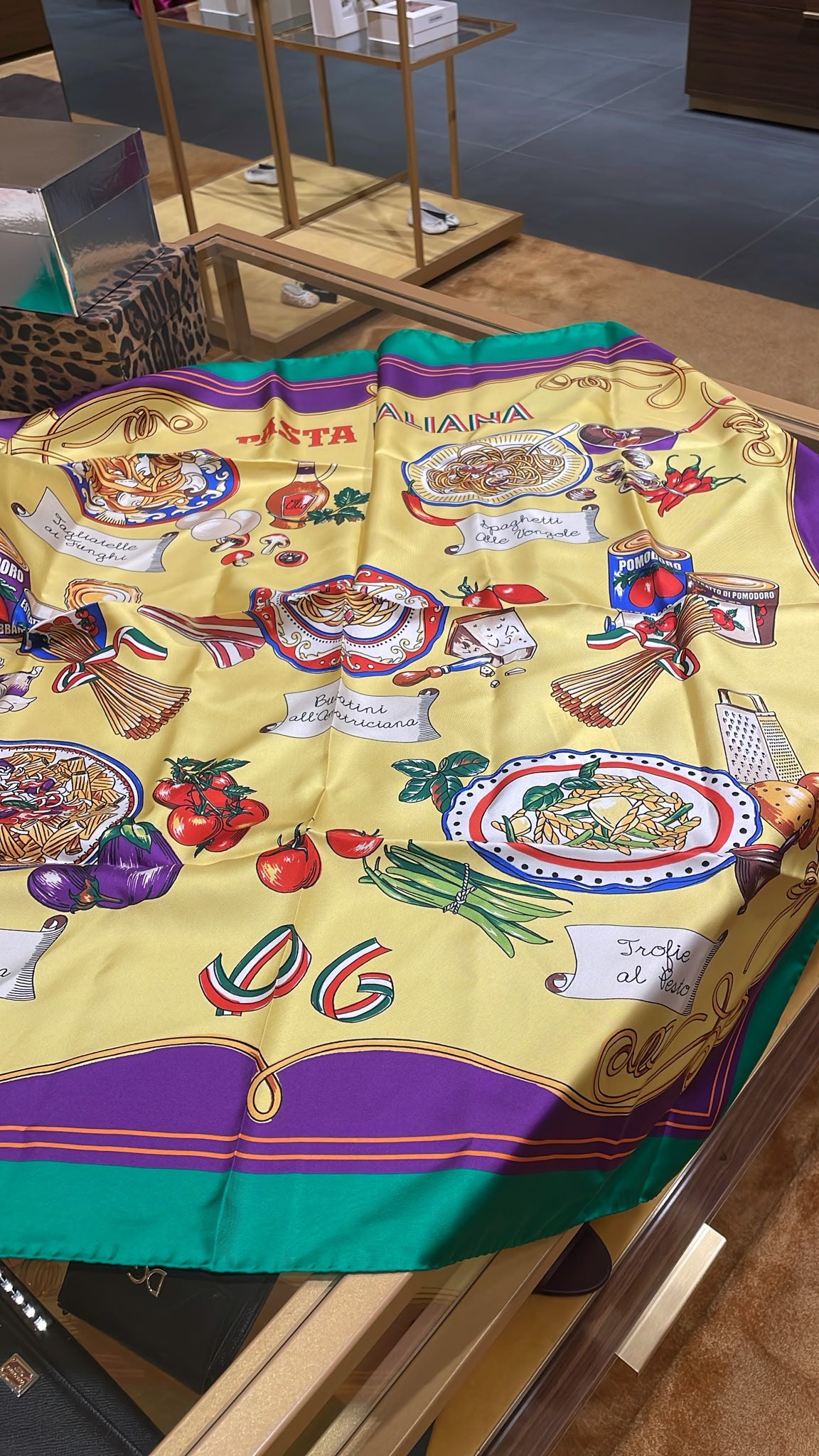 Pasta Italiana Silk Foulard
