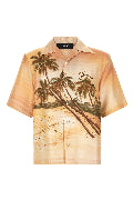 'Palms SE Camp' bowling shirt