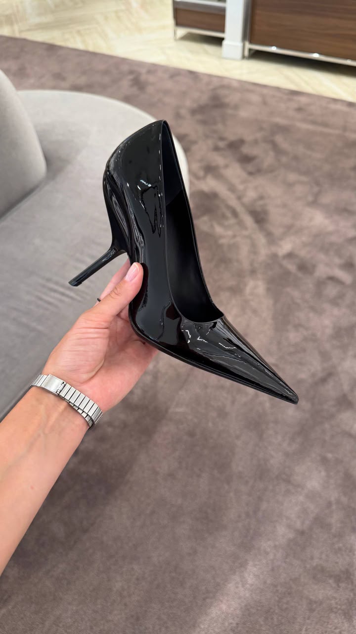 Patent Leather Stiletto Pumps